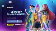 The KPop Demon Hunters skins in Fortnite are now in the Item Shop (Image via Sportskeeda Gaming || Epic Games)